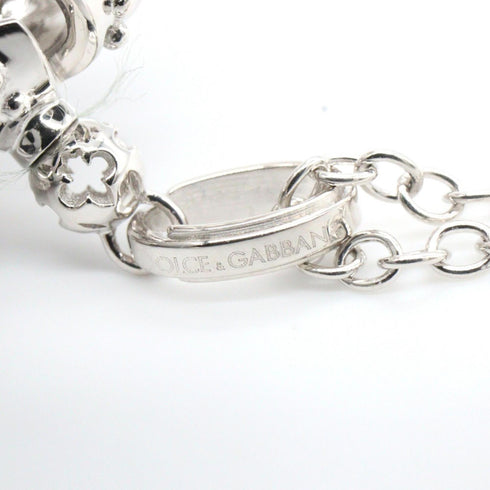 Crown Pendant Necklace 18K White Gold With Black Diamond