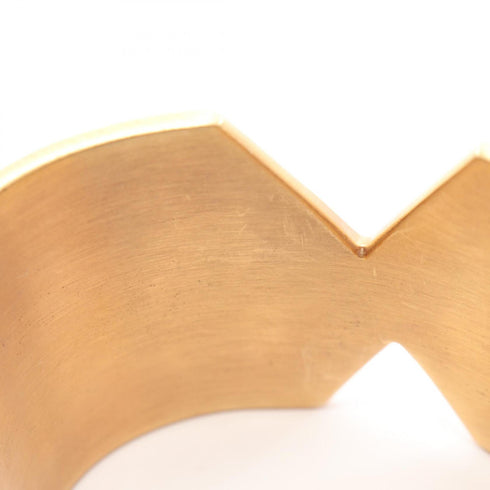 Bracelet Gold and Leather