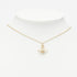Pendant Necklace Gold and Rhinestone