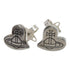 Earrings Stud Silver-Tone Metal