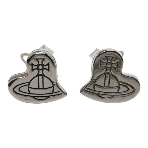 Earrings Stud Silver-Tone Metal