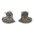 Earrings Stud Silver-Tone Metal