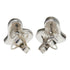 Earrings Stud Silver-Tone Metal