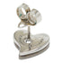 Earrings Stud Silver-Tone Metal