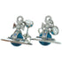 Earrings Brass Brass