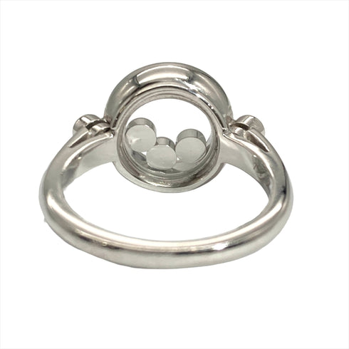 Happy Diamonds Ring 18K White Gold