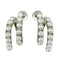 Pearl Earrings Artificial Pearl and Metal