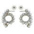 Pearl Earrings Artificial Pearl and Metal