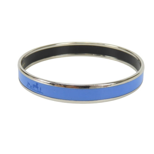 Bracelet Enamel and Metal Blue