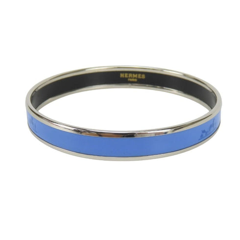 Bracelet Enamel and Metal Blue