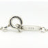 Double Heart Pendant Necklace Sterling Silver and 18K Yellow Gold