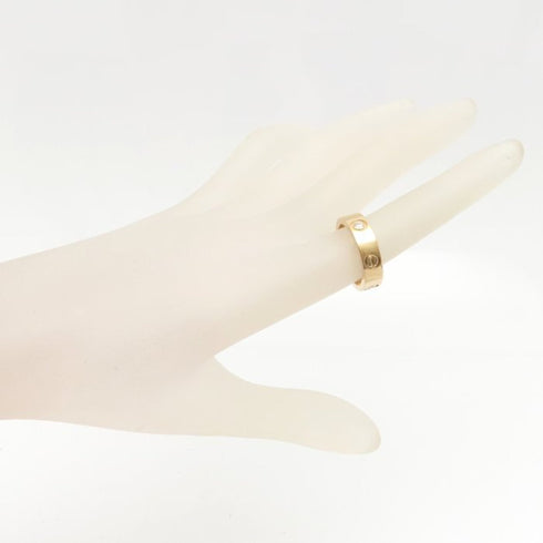 Love Band Ring 18K Rose Gold with Diamond
