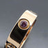 Love Ring 18K Rose Gold and Pink Sapphire