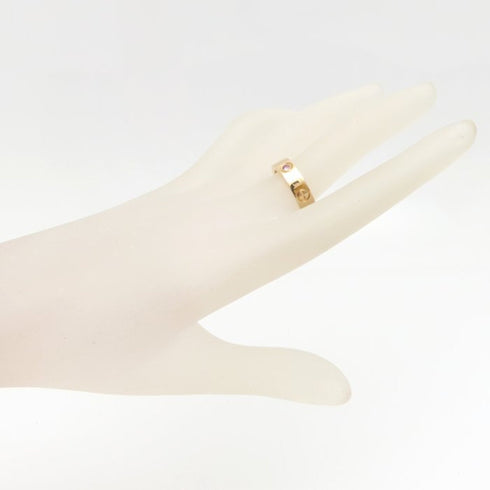 Love Ring 18K Rose Gold and Pink Sapphire
