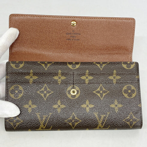 Sarah Wallet Monogram Canvas