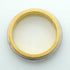 Milgrain Ring 18K Yellow Gold and Platinum