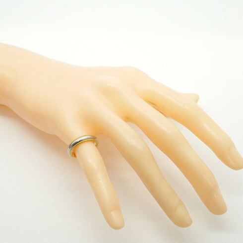 Milgrain Ring 18K Yellow Gold and Platinum