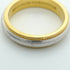 Milgrain Ring 18K Yellow Gold and Platinum