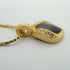 Pendant Necklace Gold and Rhinestone