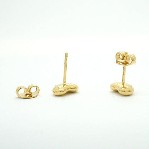 Bean Earrings 18K Yellow Gold 8.8mm 18K Yellow Gold