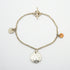 Ex-Libris Bracelet 18K Rose Gold and Sterling Silver Mini