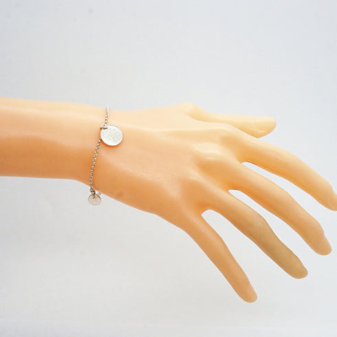 Ex-Libris Bracelet 18K Rose Gold and Sterling Silver Mini