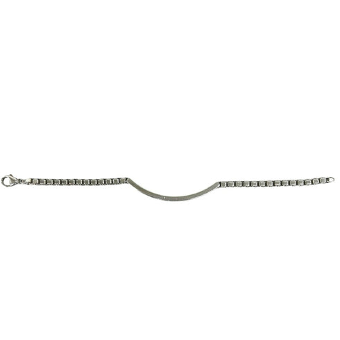 Vintage Venetian ID Bracelet Sterling Silver