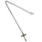 Vintage Pendant Necklace Sterling Silver and 18K Yellow Gold