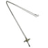 Vintage Pendant Necklace Sterling Silver and 18K Yellow Gold