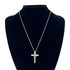 Vintage Pendant Necklace Sterling Silver and 18K Yellow Gold