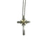 Vintage Pendant Necklace Sterling Silver and 18K Yellow Gold