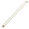 Pop H Pendant Necklace Gold-Tone Metal