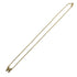 Pop H Pendant Necklace Gold-Tone Metal