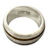 Vintage Grooved Double Line Ring Sterling Silver