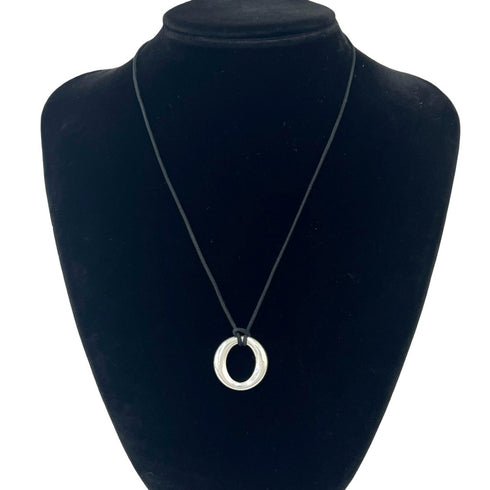 Vintage Sebiana Pendant Necklace Sterling Silver