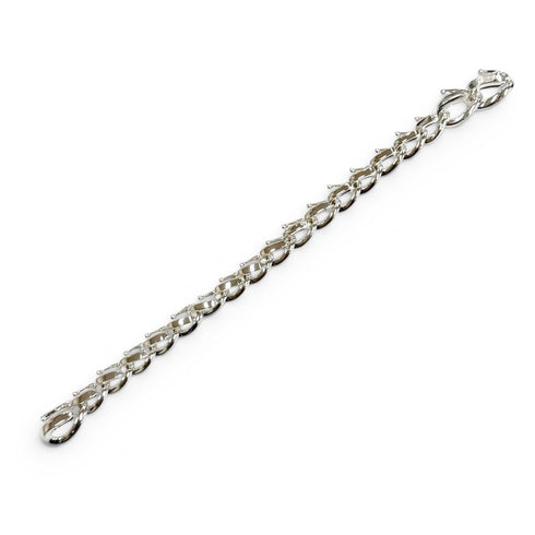 Forge Link Bracelet Sterling Silver Medium