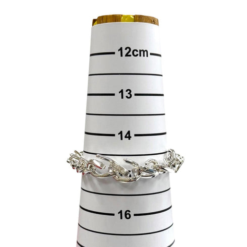Forge Link Bracelet Sterling Silver Medium