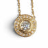 Pendant Necklace 18K Rose Gold with Diamond