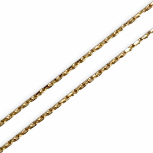 Pendant Necklace 18K Rose Gold with Diamond