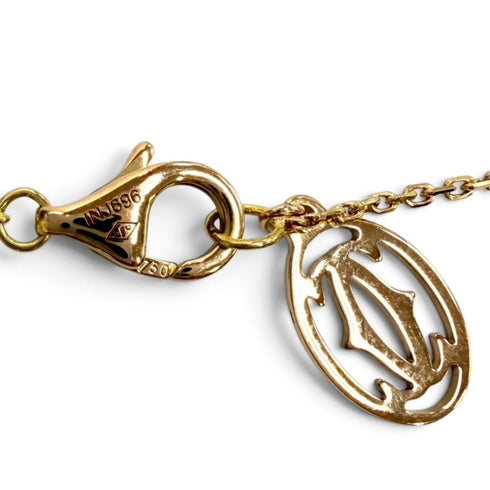 Pendant Necklace 18K Rose Gold with Diamond