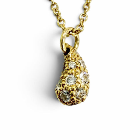 Elsa Peretti Pendant Necklace 18K Yellow Gold 12mm