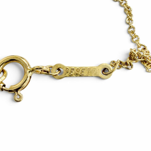 Elsa Peretti Pendant Necklace 18K Yellow Gold 12mm