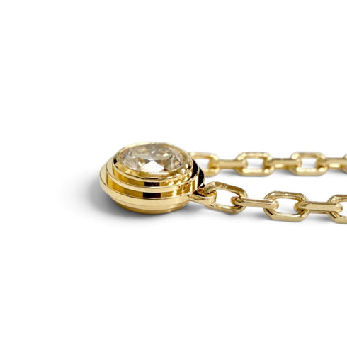 Pendant Necklace 18K Yellow Gold with Diamond