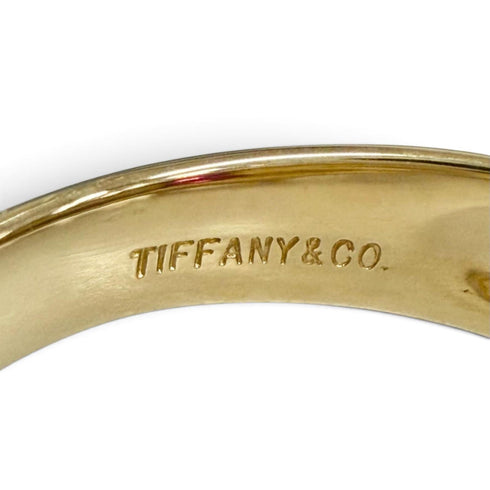 Vintage Band Ring 18K Yellow Gold with Ruby