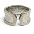 2C Ring 18K White Gold