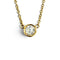 Elsa Peretti Diamonds By The Yard Pendant Necklace 18K Yellow Gold and Diamond