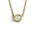 Elsa Peretti Diamonds By The Yard Pendant Necklace 18K Yellow Gold and Diamond