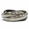 Trinity Ring 18K White Gold and Ceramic