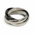 Trinity Ring 18K White Gold and Ceramic