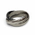 Trinity Ring 18K White Gold and Ceramic